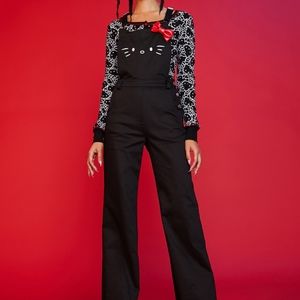 Dolls Kill Hello Kitty Overalls XXS